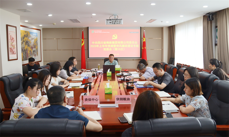 集團(tuán)公司召開(kāi)2023年上半年黨風(fēng)廉政建設(shè)專題黨委會(huì)
