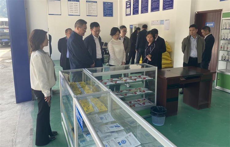 四川省供銷社黨組成員、理事會(huì)副主任、一級巡視員楊武秀帶隊(duì)到萬源調(diào)研集團(tuán)舊院黑雞產(chǎn)業(yè)發(fā)展工作